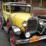 Autos antiguos de carrera llegaron a Curaco de Vélez